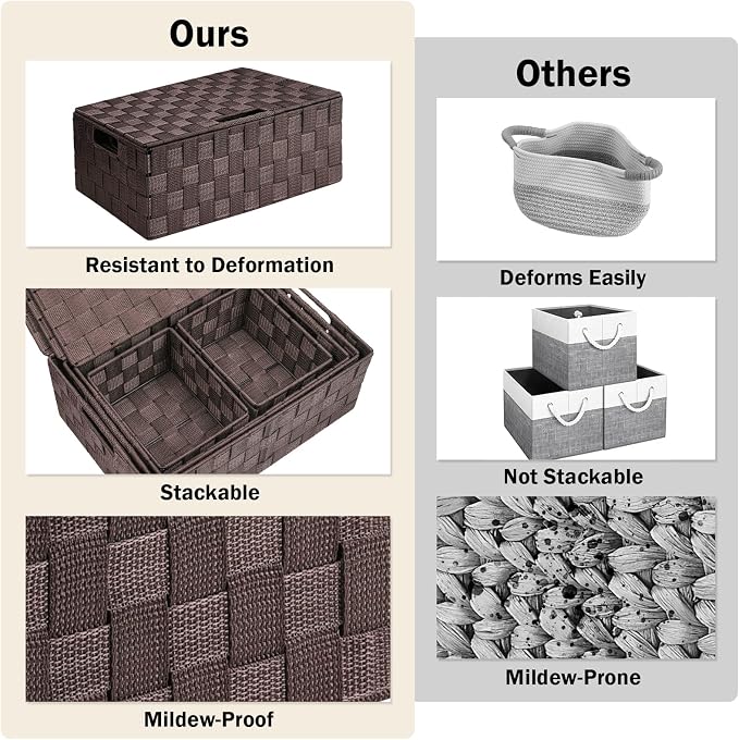 Storage Bins Baskets for Organizing - Image 5