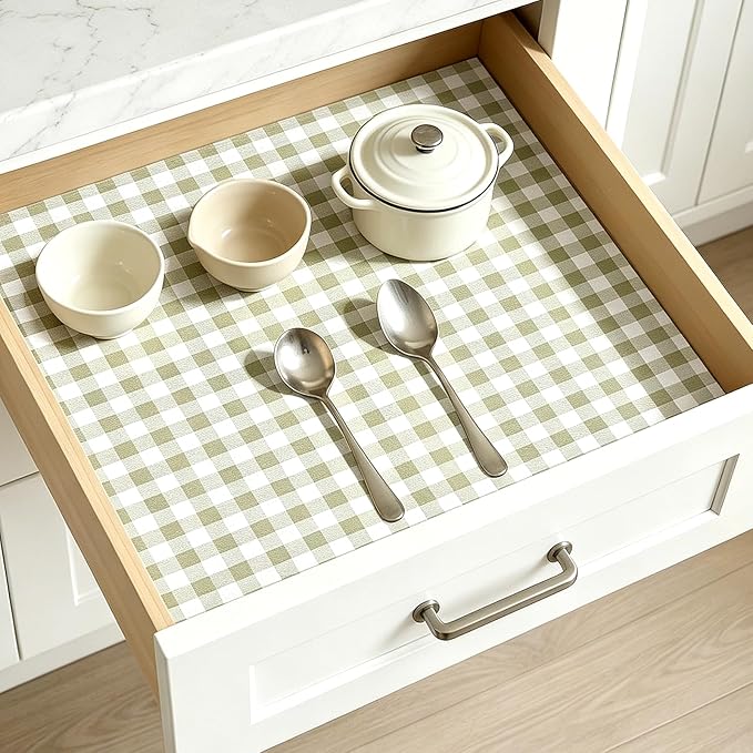 Songrey Shelf Liner and Drawer Liner 12" x 240", Non-Adhesive Non-Slip Kitchen - Image 3
