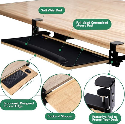 D'vine Dev Keyboard Tray Under Desk - Image 3