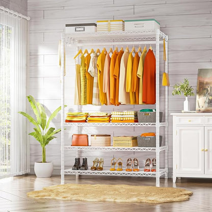 Ulif H4 Plus Garment Rack, 4-Tier Portable Clothes and Clothing Rack - Image 2