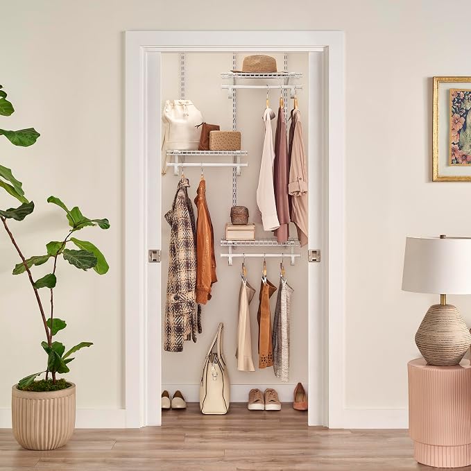 ClosetMaid ShelfTrack Wire Closet Organizer System, Adjustable from 2 to 4 Ft. - Image 9