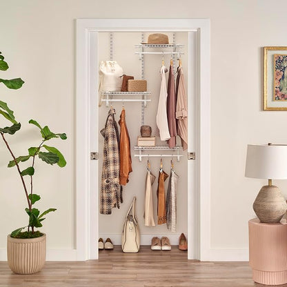 ClosetMaid ShelfTrack Wire Closet Organizer System, Adjustable from 2 to 4 Ft. - Image 9