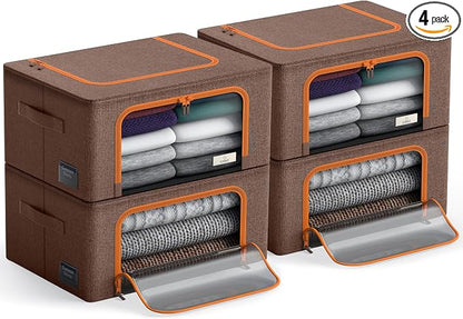 Sorbus Storage Bins with Metal Frame by Sorbus