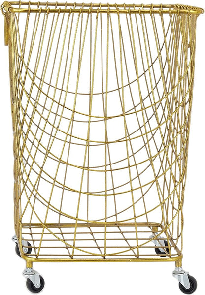 Deco 79 Metal Square Storage Cart - Image 3