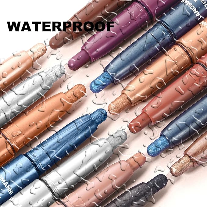 Blue Eyeshadow Stick Shimmer Cream Single Eyeshadow Pencil Makeup, High - Image 7