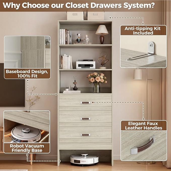 Armocity Freestanding 2FT Closet System - Image 4