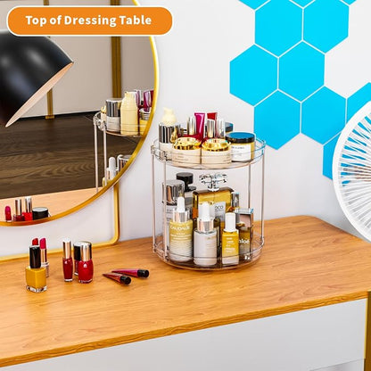 2 Pack 2 Tier Lazy Susan Spice Rack - Image 6