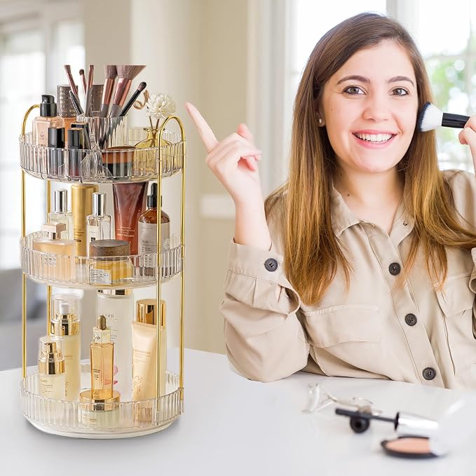 Aveniee Rotating Makeup Organizer - Image 6