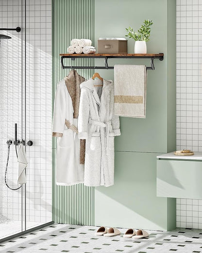 CHOEZON Wall Mounted Clothes Rack, Metal Garment Rack - Image 5