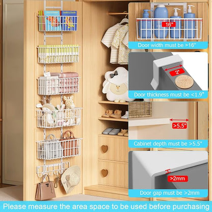 Hongtamoya Over The Door Organizer, Hanging Door Organizer - Image 5