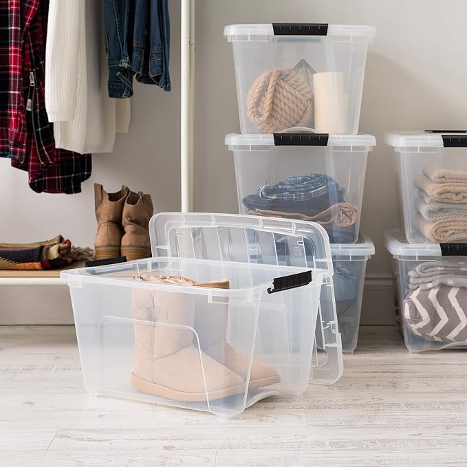 IRIS USA 32 QT Plastic Storage Box - Image 5