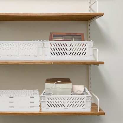 2 Pack Mini Foldable Small Plastic Baskets - Image 7