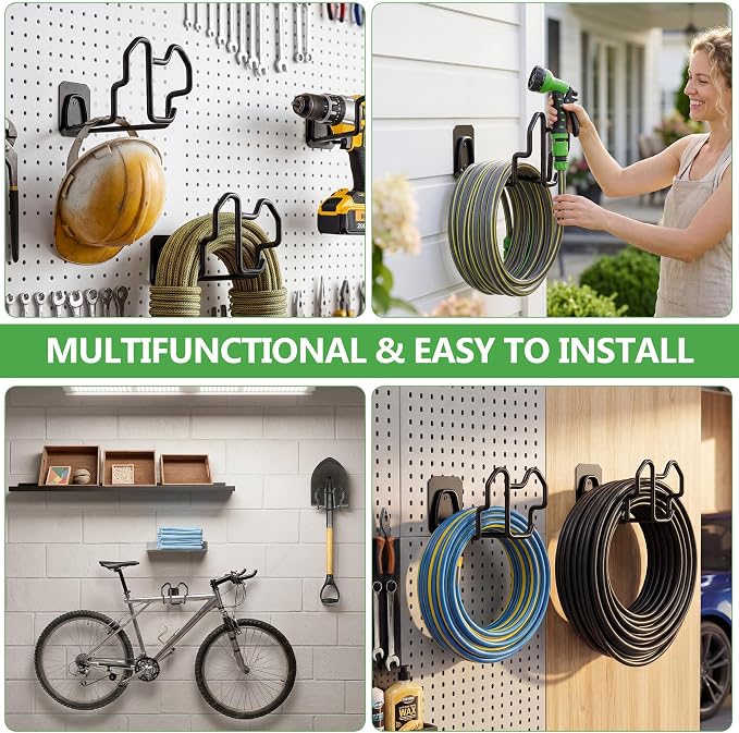 Heavy Duty Garden Hose Holder Wall Mount - Image 7
