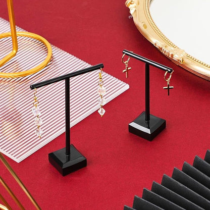 Acrylic Earrings Display Holder T-bar Earrings Stand Holder Tree Stand - Image 5