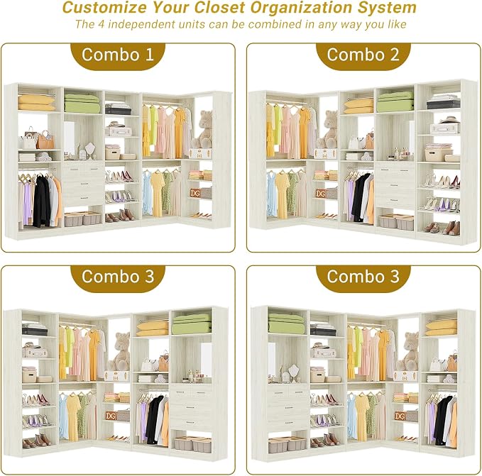 Unikito 110” Closet System - Image 2
