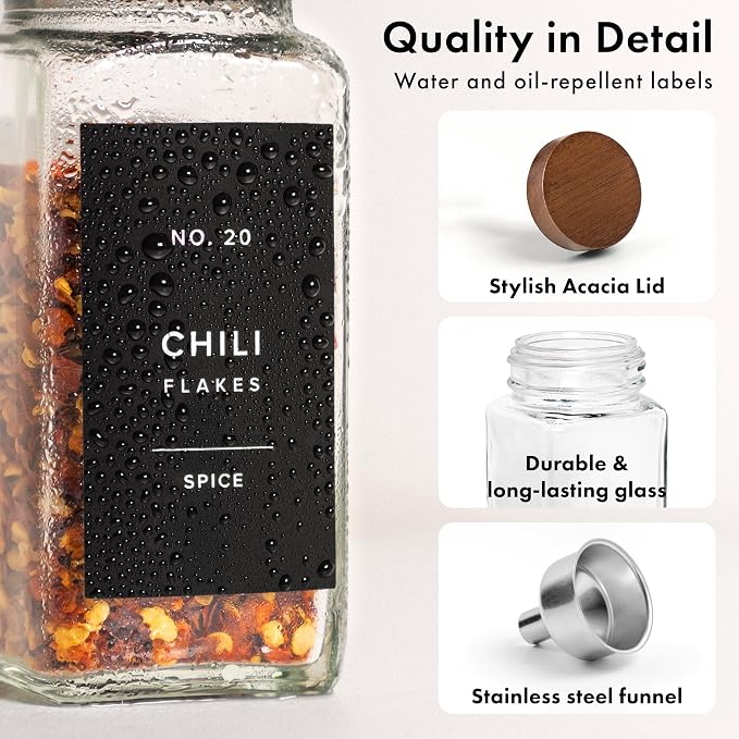 EDELHAUS® Square Spice Jars - Image 9
