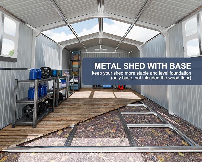 10x16 FT Metal Storage Shed - Image 5