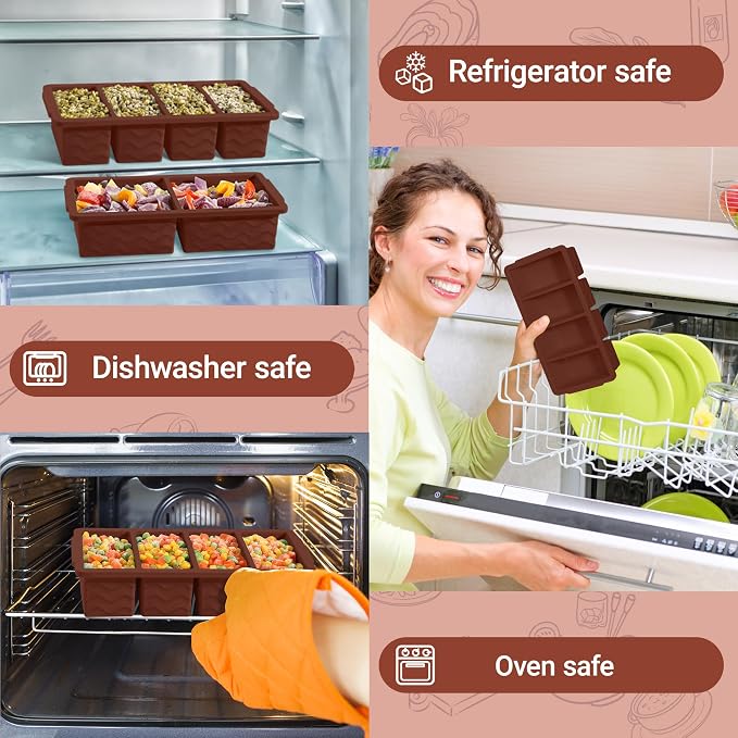 Silicone Freezer Molds for Soup - Image 5