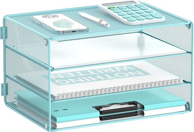 DALTACK 3 Tier Letter Tray Paper Organizer by DALTACK