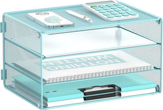 DALTACK 3 Tier Letter Tray Paper Organizer by DALTACK