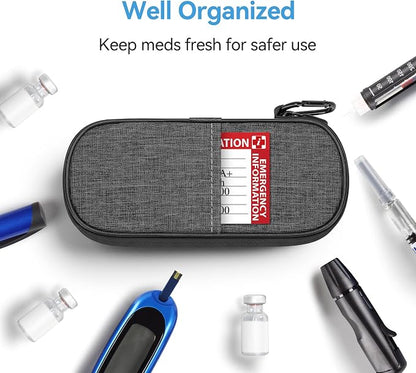 Insulin Pen Cooler Travel Case Diabetic Medication Insulated Cool Organizer - Image 3