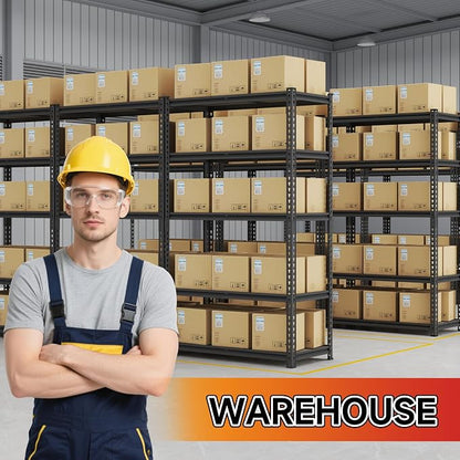 2-Pack 71.9''H Garage Shelving 3000lbs Garage Storage Shelves, Adjustable Heavy - Image 8