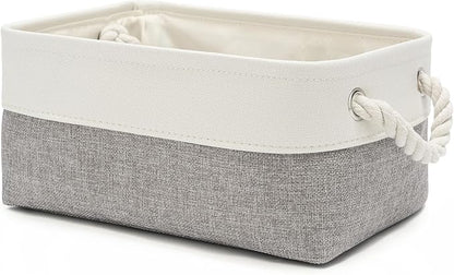 11.8x7.9x5.2 Inch Fabric Small Storage Bins by VQRTEXAStorageBasket