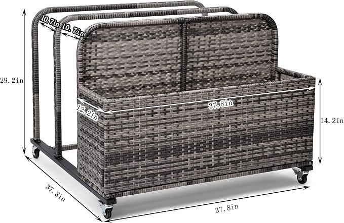 Poolside Float Storage Organizer, Pool Toy Storage Holder - Image 7