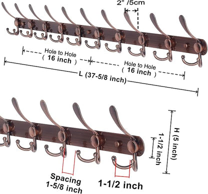 Dseap Coat Rack Wall Mount - Image 2