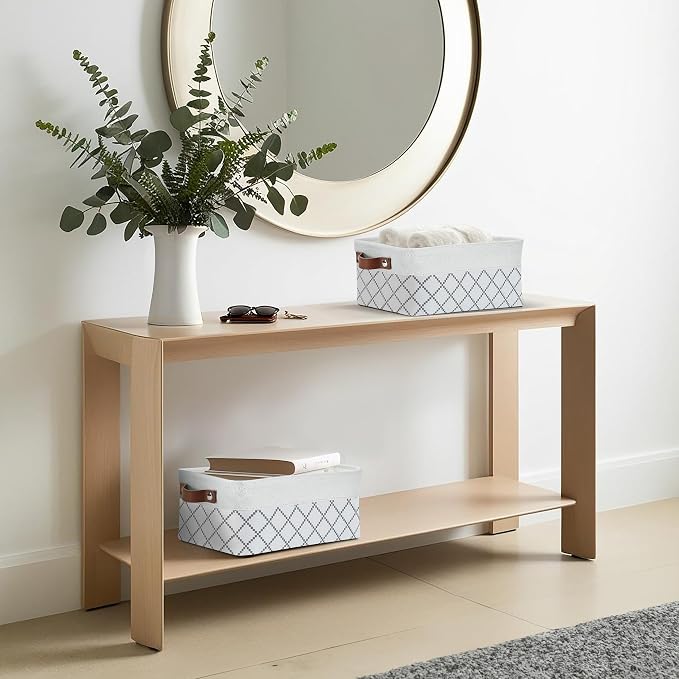 DECOMOMO Small Storage Basket, Closet Storage Bins, Baskets - Image 4
