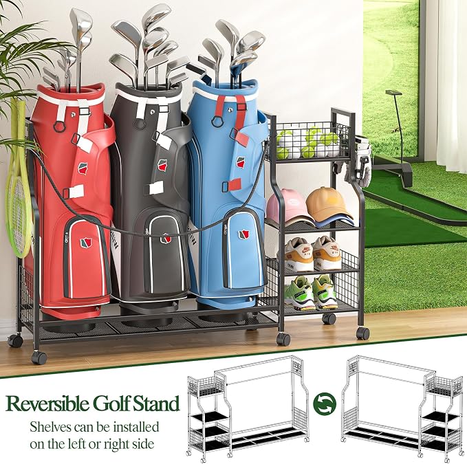 Golf Bag Storage Rack for Garage - Image 3