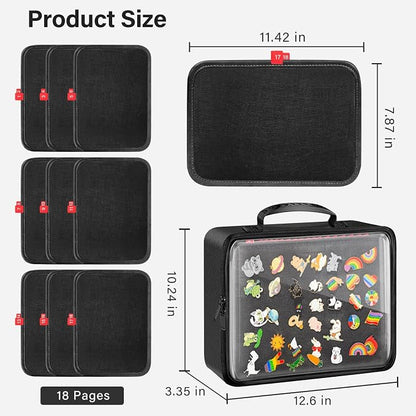 Enamel Pin Display Book, 18 Page Pin Bag - Image 5