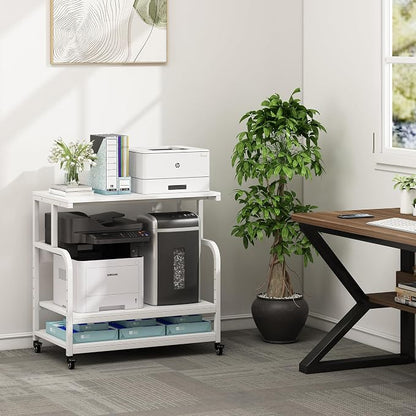 Printer Stand, 32.3" x 18.9" x 32.1" Extra Large Printer Table - Image 6