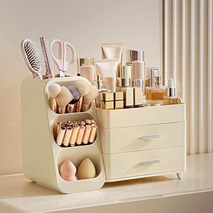HBlife Makeup Organizer with Brush Holder - Image 5