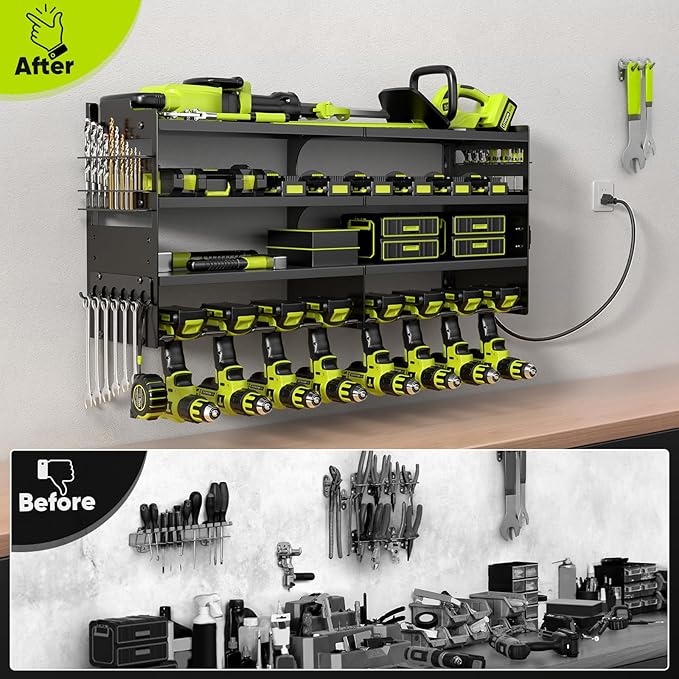 Large Power Tool Organizer Wall Mount - Image 6