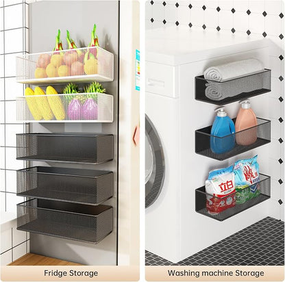 Magnetic Shelf for Washing Machine, Washer Dryer Shelf, Magnetic Lint Bin for - Image 7