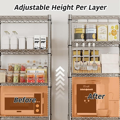 Metal Storage Shelves 5 Tier - Image 7