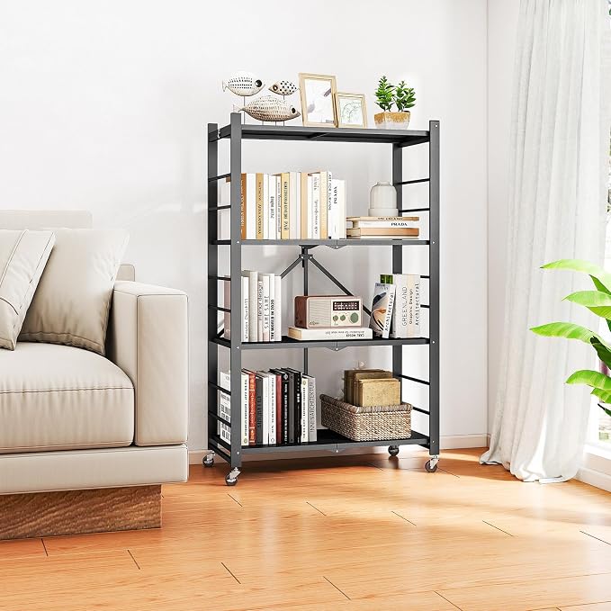 Fenbeli Foldable Shelves with Wheels - Image 7