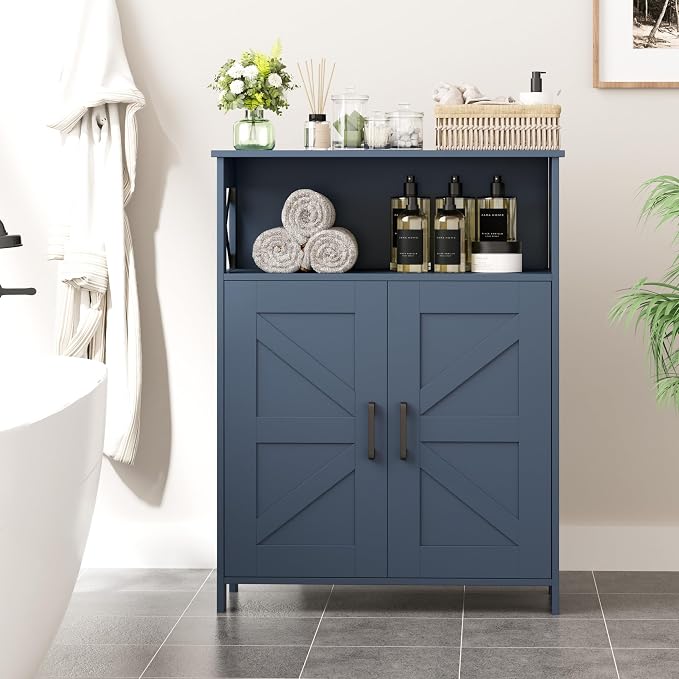 Homhedy Farmhouse Bathroom Storage Cabinet - Image 11