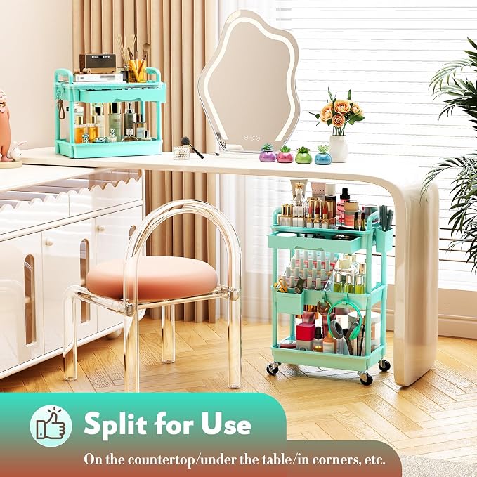 SUNALLY Makeup Cart Organizer - Image 8