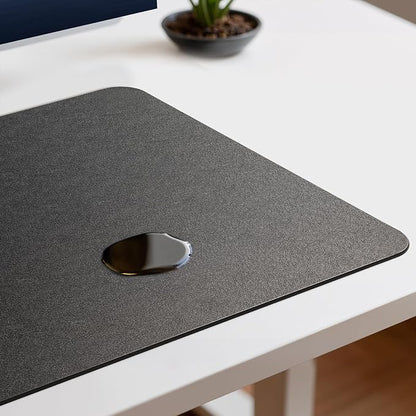 Jotsome Leather Desk Pad Mat, Non-Slip Desk Blotter Pad - Image 6