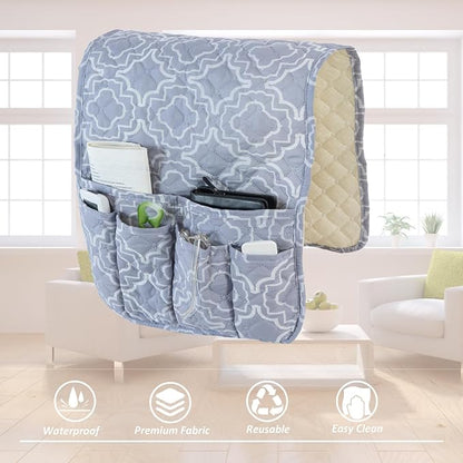 Armchair Caddy for Couch Remote Control Holder Premium Durable Non-slip Sofa - Image 5
