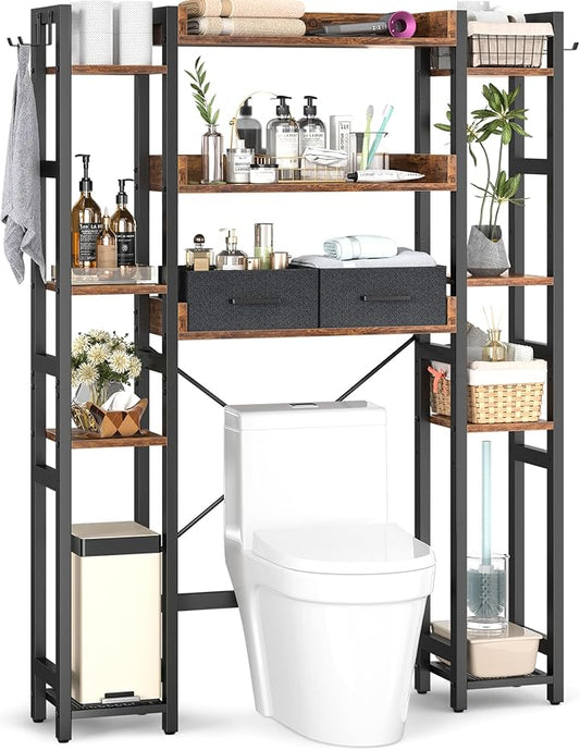 Over The Toilet Storage with 2 Drawers by Besiost