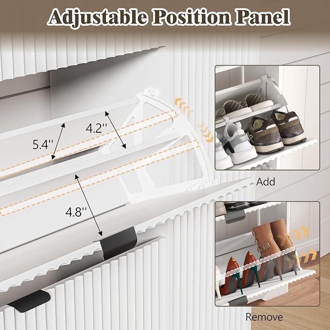 Shoe Cabinet Storage for Entryway - Image 5