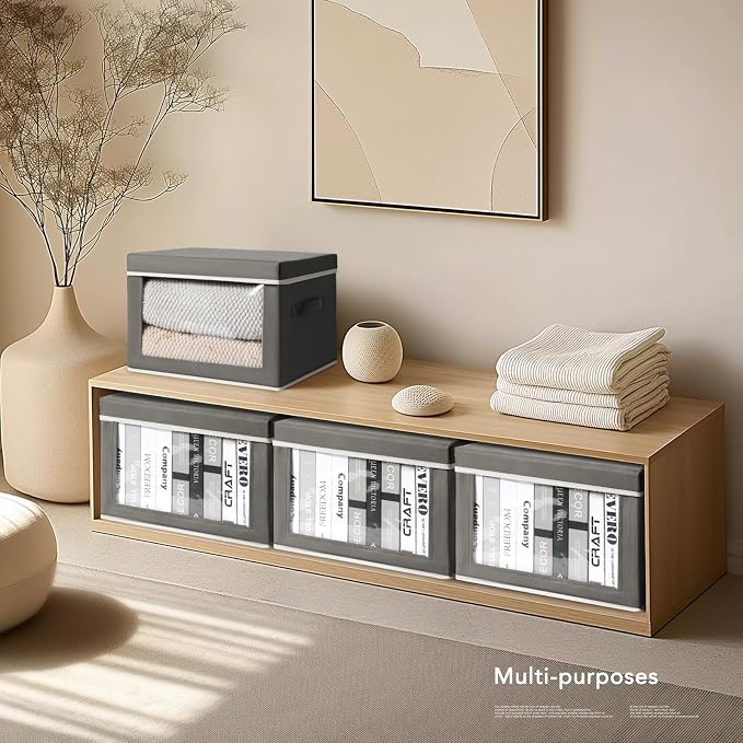 Homsorout Storage Boxes with Lids - Image 6