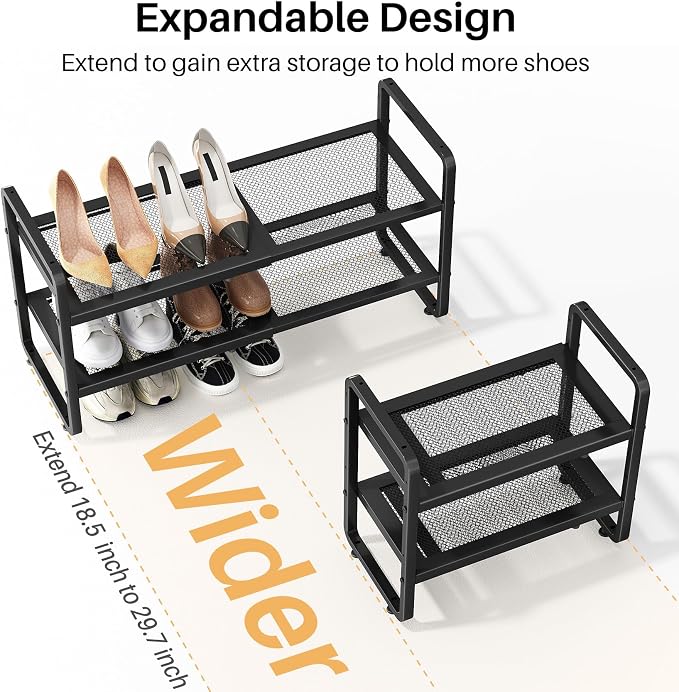SNTD Shoe Rack - Expandable Shoe Organizer - Image 4