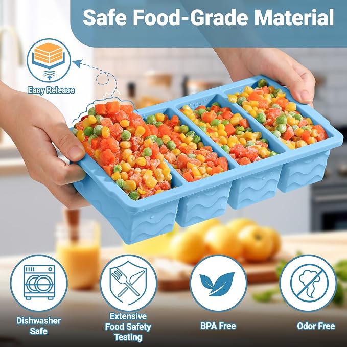 Silicone Freezer Trays with Lid - Image 4