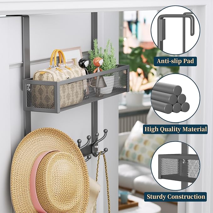Consumest Over The Door Hooks Organizer - Image 3