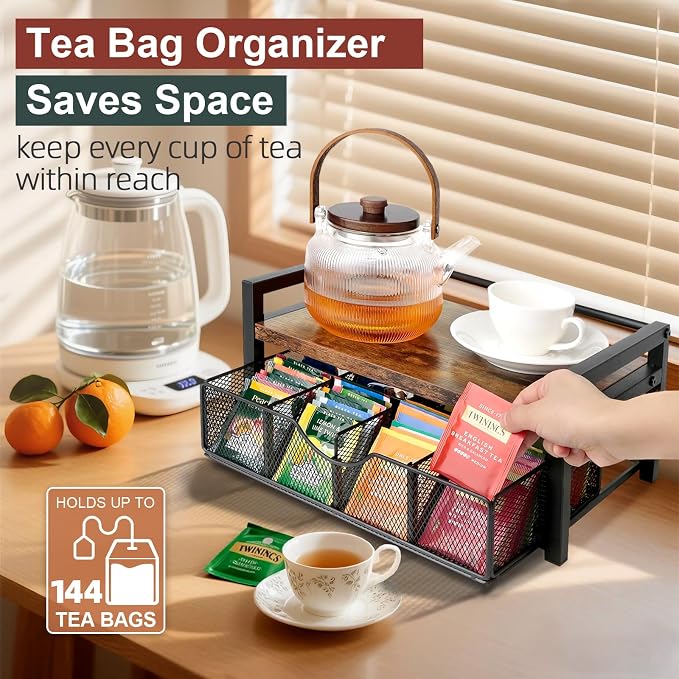 Tea Bag Organizer, Tea Bag Holder Organizer - Image 2