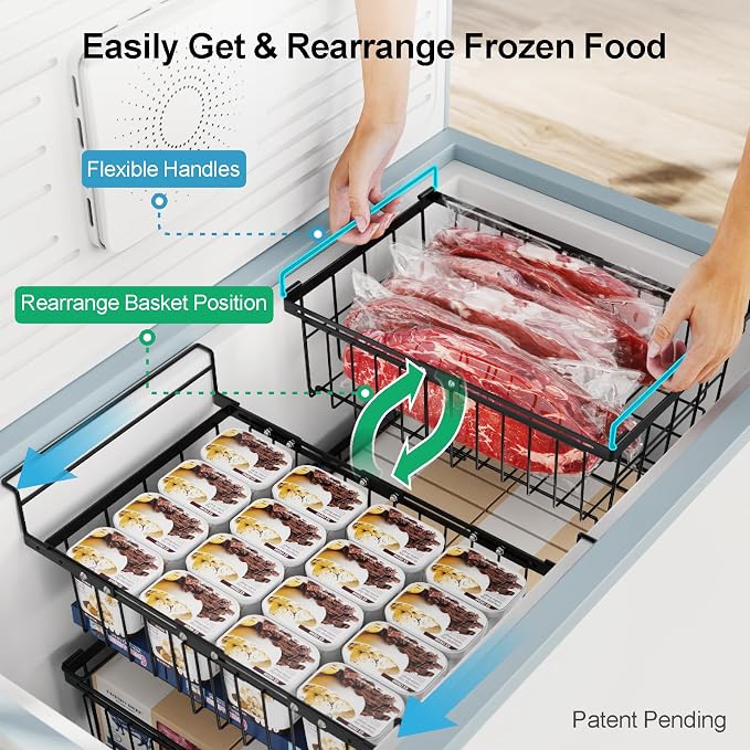 iSPECLE Deep Freezer Organizer Bins - Image 3